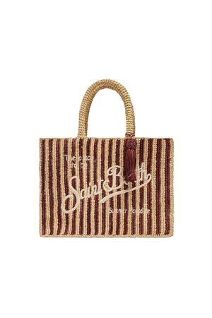 Colette Hand Bag In Raffia With Shoulder Trim MC2 SAINT BARTH | Crossbody Bags | COL001300406L